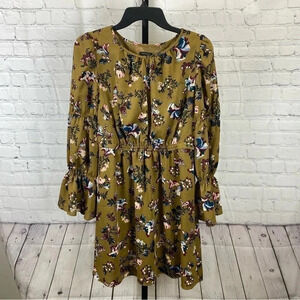 Ann Taylor Lined Floral Dress Size XS
